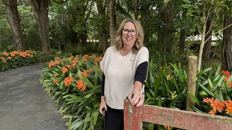 David and Linda Muir are selling their three-bedroom, two-bathroom log cabin near Kamo, Whangārei after 23 years. Photo / Supplied