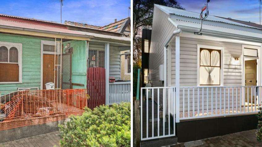 A Camden St home in Newtown before and after it was renovated