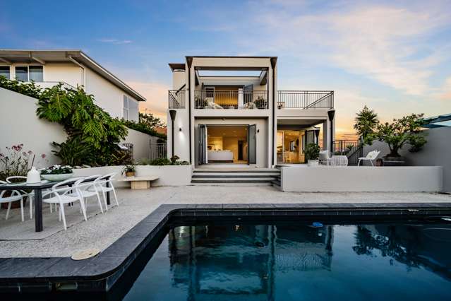 Concrete family oasis in St Heliers