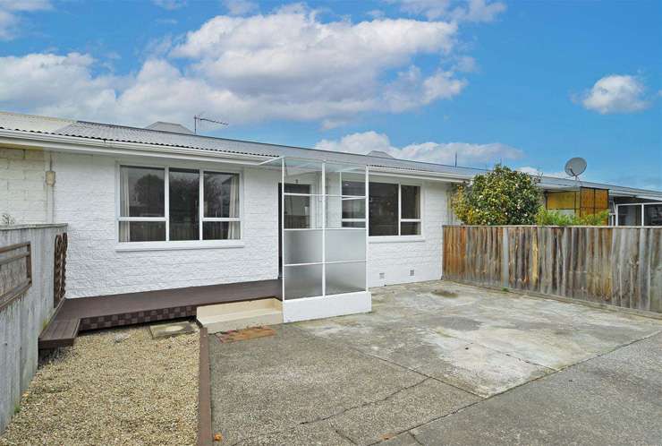 A two-bedroom bungalow on Sinclair Street, in New Brighton, Christchurch