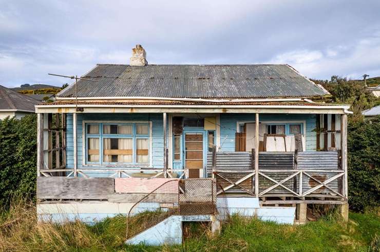 15 Henderson Street, in Bluff, Southland, is one of the cheapest houses for sale in New Zealand, asking for offers over <img45,000. Photo / Supplied