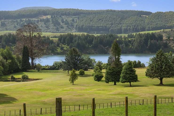 A two-bedroom cottage at 63 Rimu Street has lake views and a price tag of $650,000. Photo / Supplied