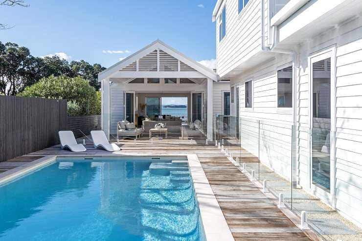 The owners of the Shelly Beach Parade, Cockle Bay, nailed the coastal style with the help of Australian renovation superstars Three Birds Renovation. Photo / Supplied