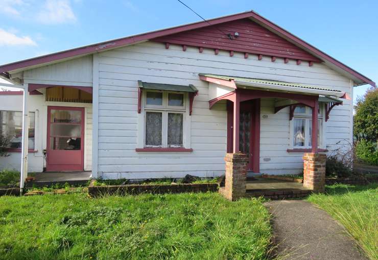 This two-bedroom house on Pakington Street, in Westport, Buller, is one of the region's lowest sales. Photo / Supplied