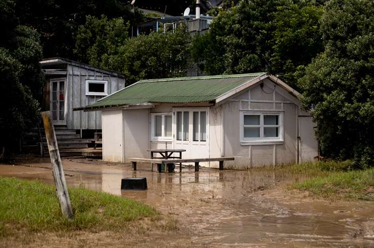 Flooding in Wairoa, in Hawke's Bay, after Cyclone Gabrielle struck the region last month, causing widespread damage. Photo / Supplied