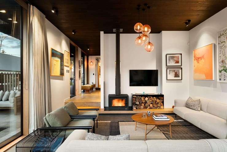 Architect Nikki Launder is selling the striking five-bedroom house she designed for her family at 32 Edgars Road, in Auckland’s Westmere. Photo / Supplied