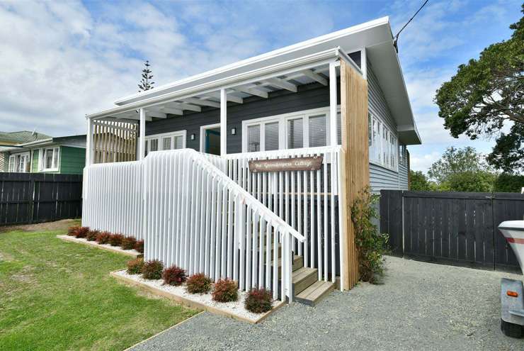 A 14sqm one-bedroom home on a 3622sqm section for sale at 2A Maude Street, in Oamaru, Waitaki. Photo / Supplied