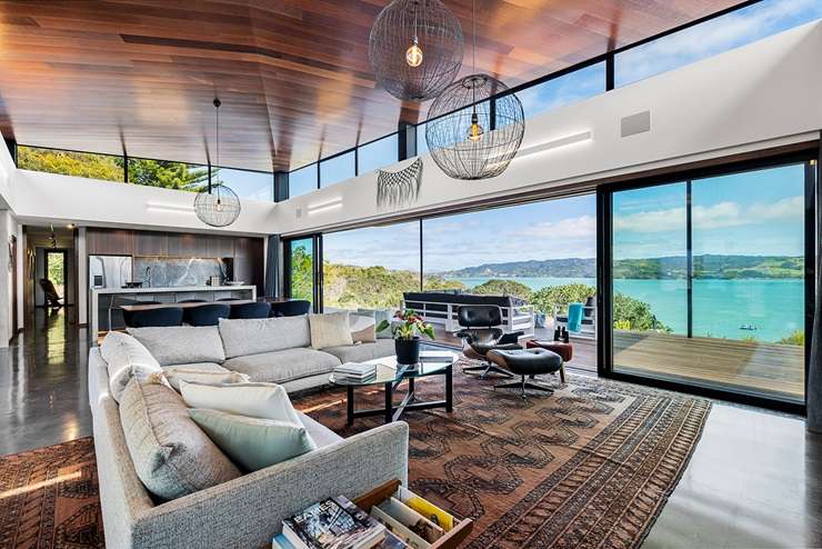 The luxury home on Nook Road, in Whangārei Heads, was Northland’s highest auction sale this year. Photo / Supplied