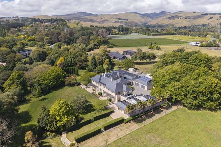 A six-bedroom manor is up for grabs at 1/71 Tai Tapu Road, in Tai Tapu, Selwyn. Photo / Supplied