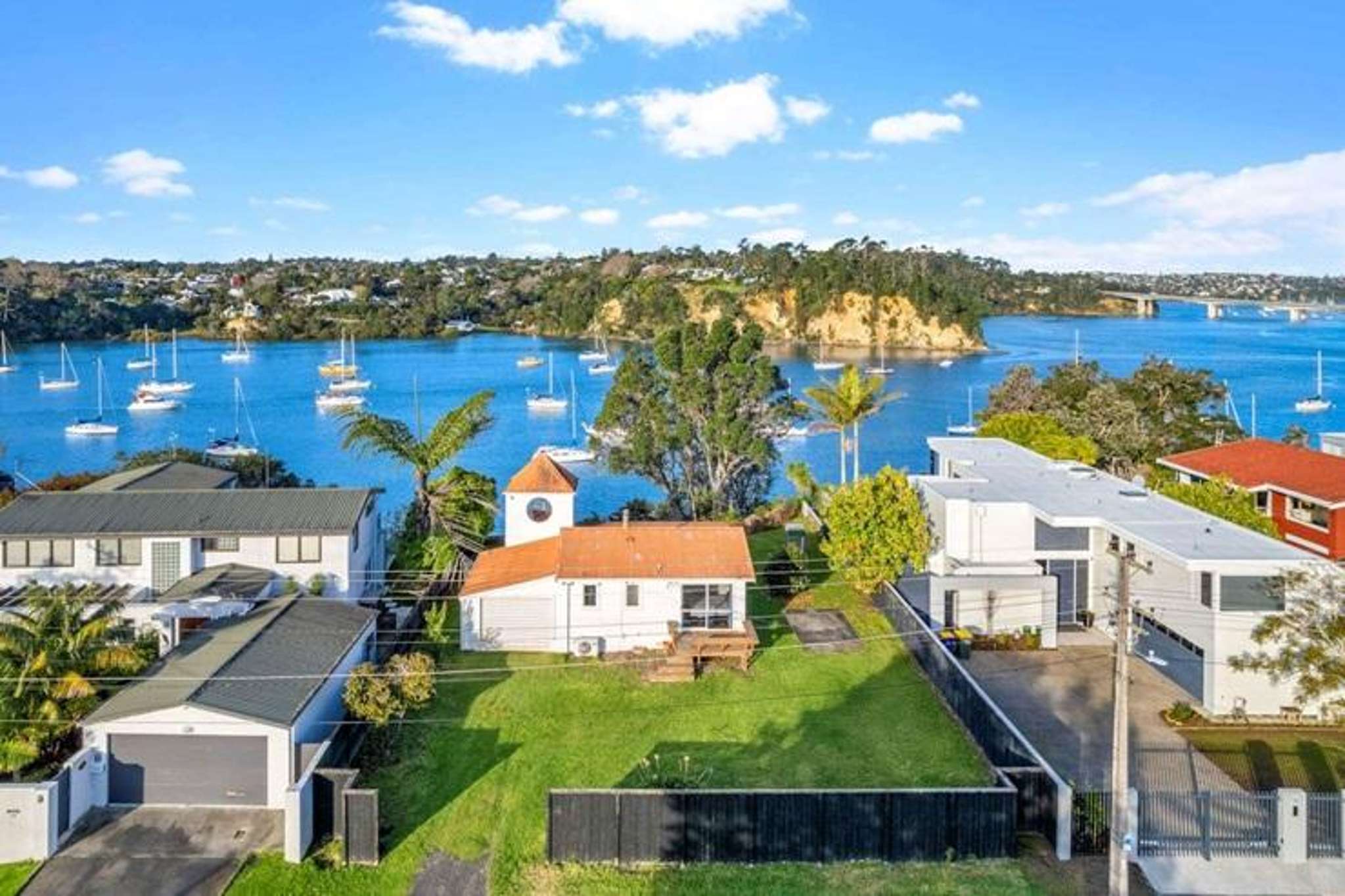 Mushroom queen's turret house for sale on Auckland's secret island