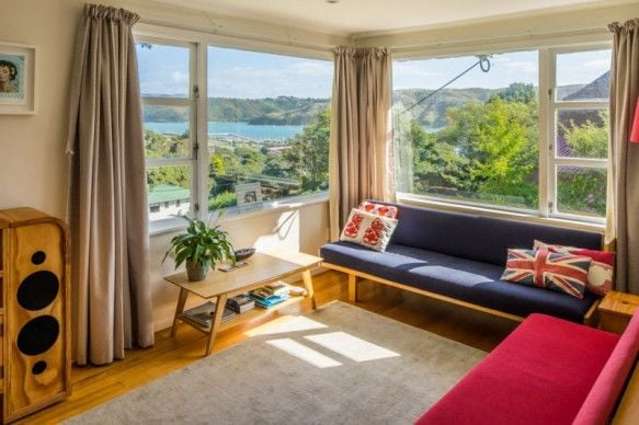 Sunny, warm three bedroom with a view