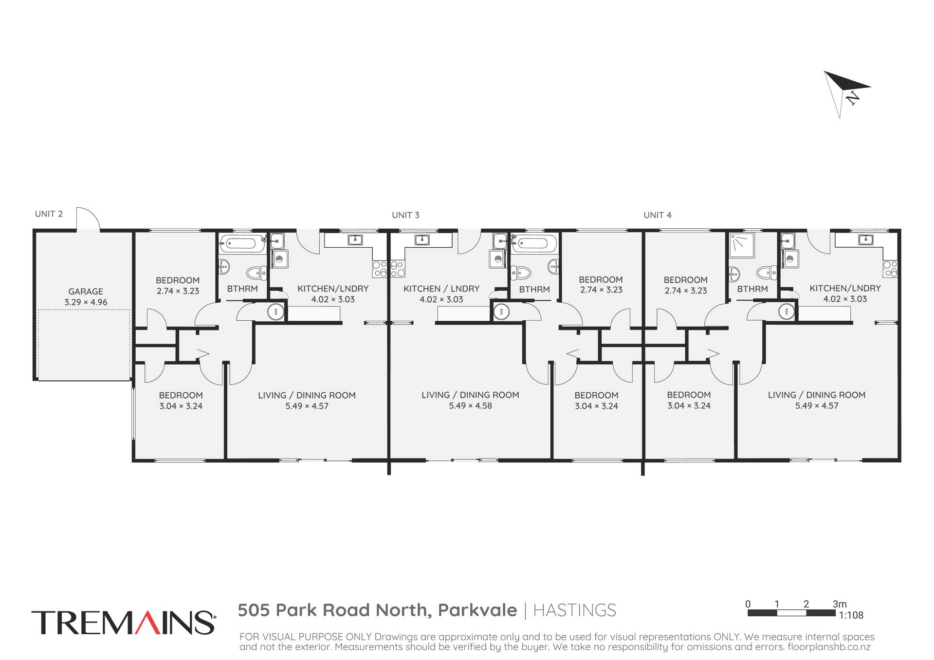 2,3,4/505 Park Road North Parkvale_0