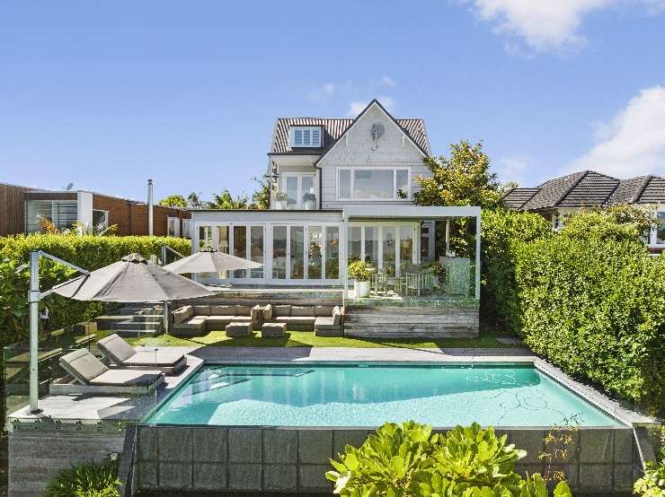 A modern, glass and steel mansion on Burwood Crescent, in Remuera, Auckland, sold for $20.6m in May 2023. The deal was brokered by Graham, Andrew and Ollie Wall, of Wall Real Estate. Photo / Supplied