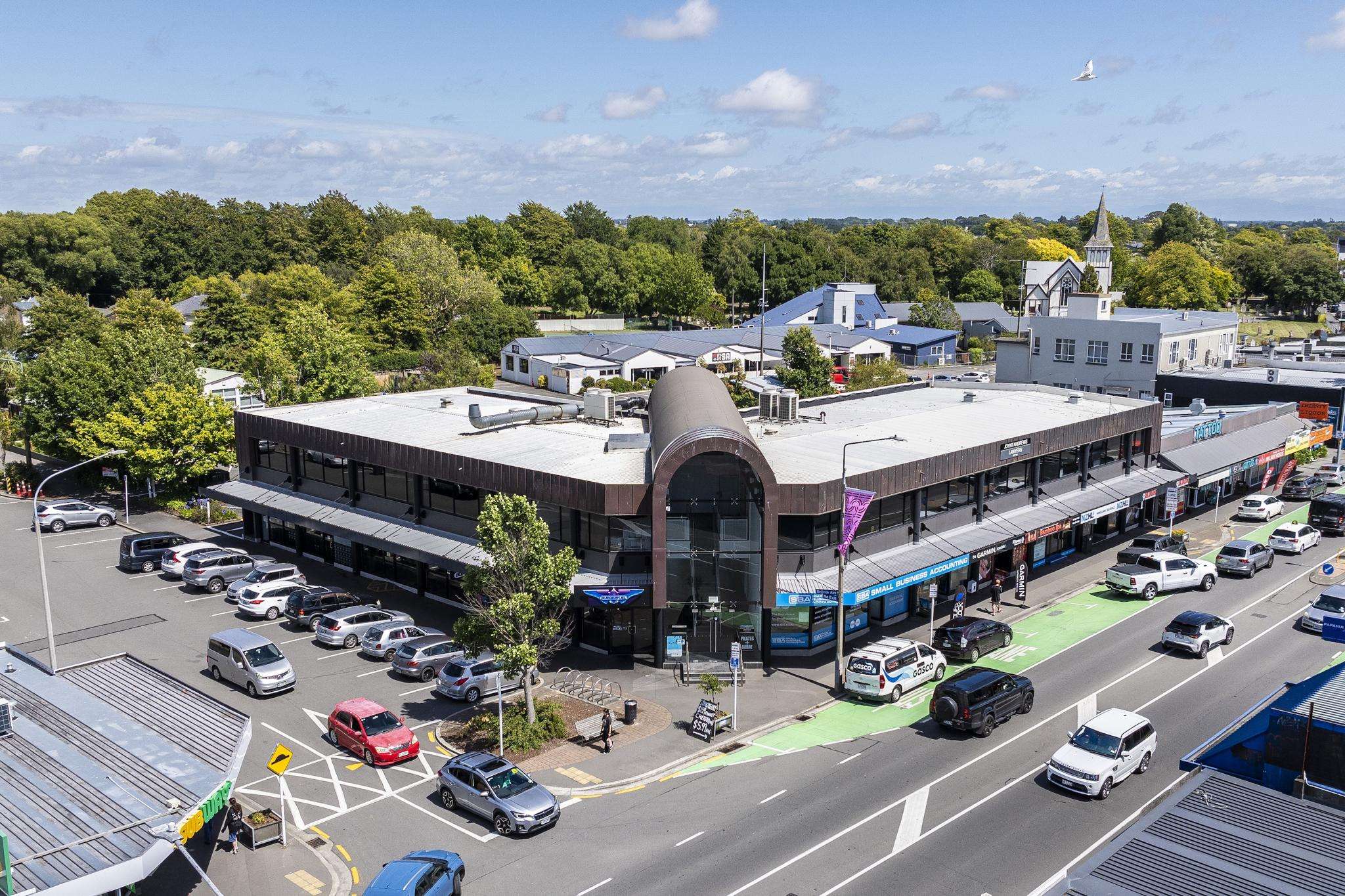Distinctive building with naming rights in Christchurch
